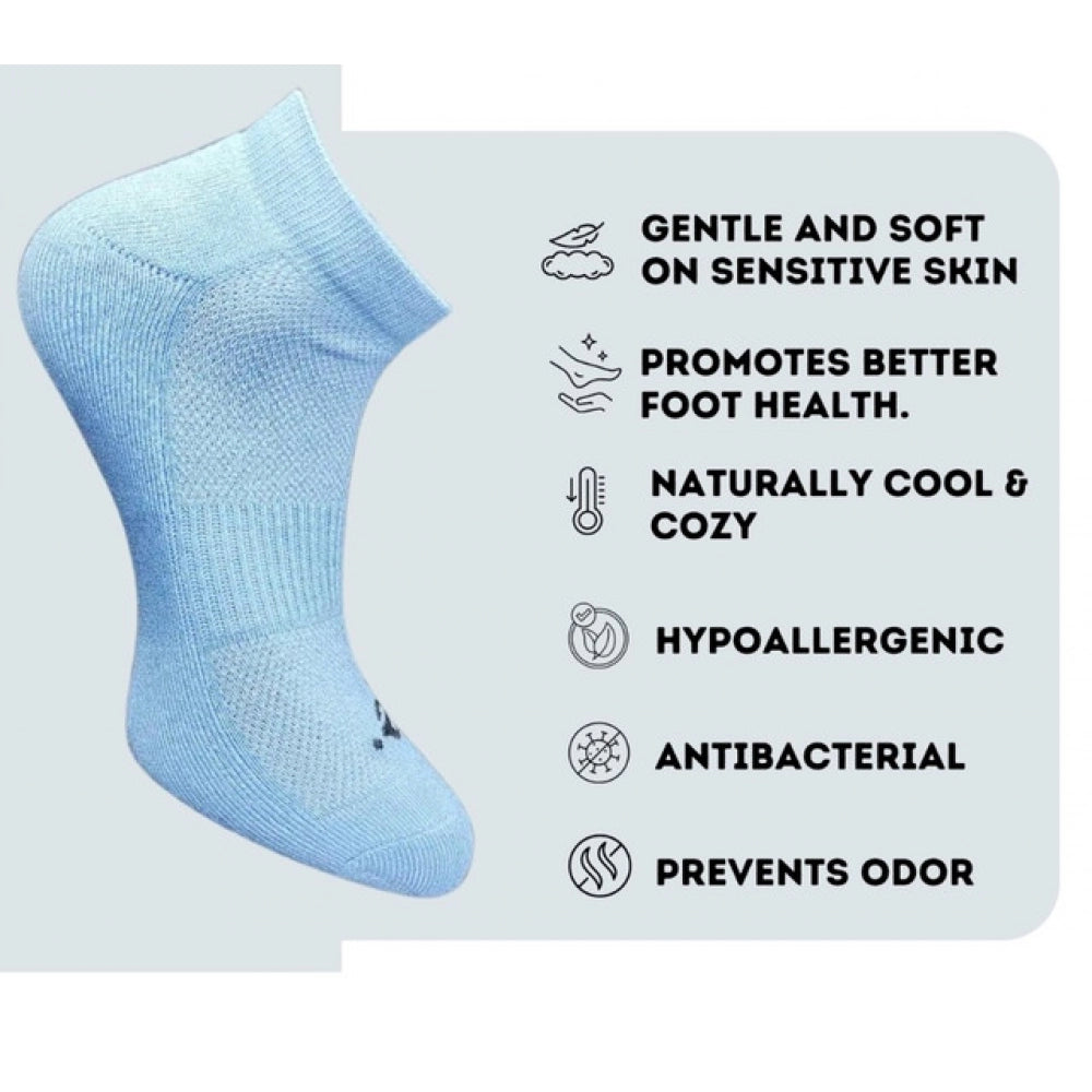 Amfyn 3_Pair Set Unisex Casual Cotton Printed Low Cut Socks (Multicolor)