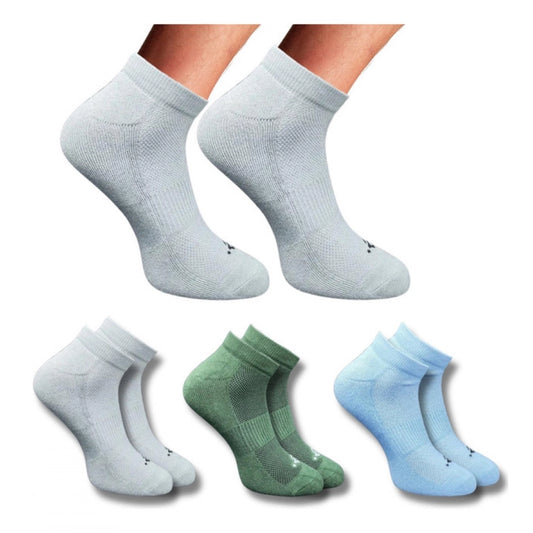 Amfyn 3_Pair Set Unisex Casual Cotton Printed Low Cut Socks (Multicolor)