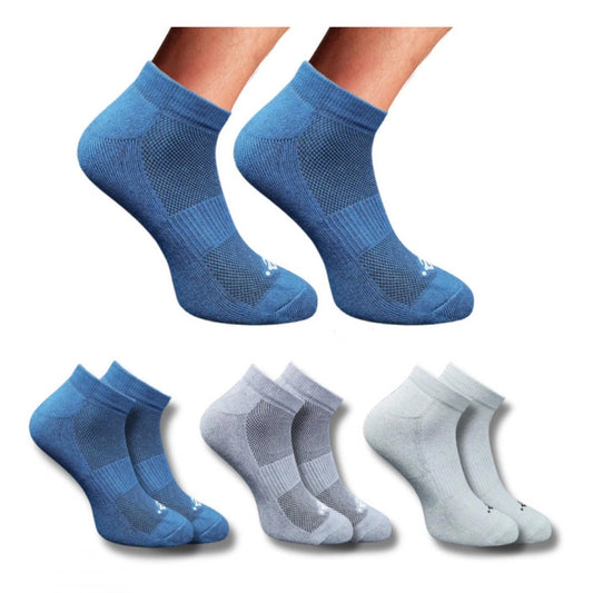 Amfyn 3_Pair Set Unisex Casual Cotton Printed Low Cut Socks (Multicolor)
