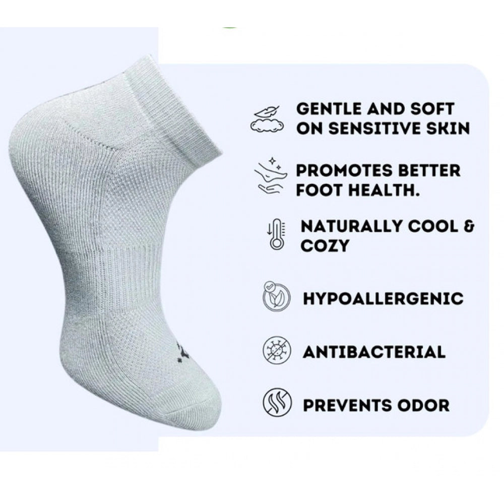 Amfyn 3_Pair Set Unisex Casual Cotton Printed Low Cut Socks (Multicolor)
