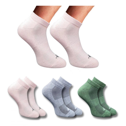 Amfyn 3_Pair Set Unisex Casual Cotton Printed Low Cut Socks (Multicolor)