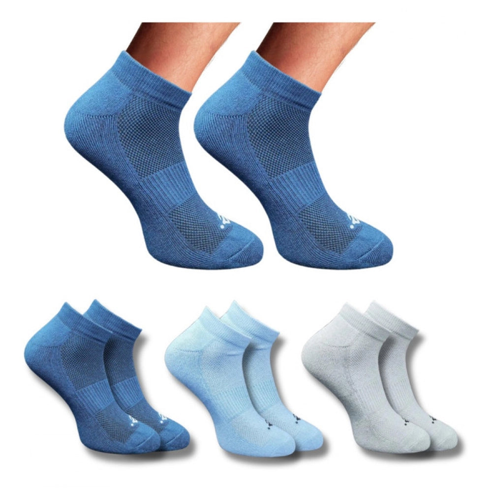 Amfyn 3_Pair Set Unisex Casual Cotton Printed Low Cut Socks (Multicolor)
