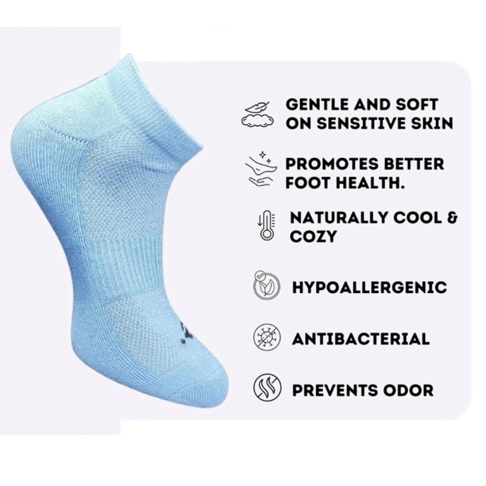 Amfyn 3_Pair Set Unisex Casual Cotton Printed Low Cut Socks (Multicolor)