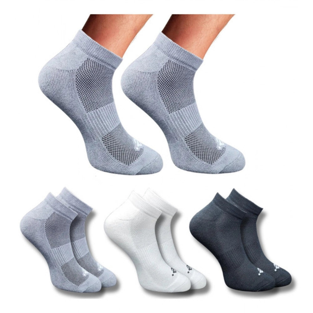 Amfyn 3_Pair Set Unisex Casual Cotton Printed Low Cut Socks (Multicolor)