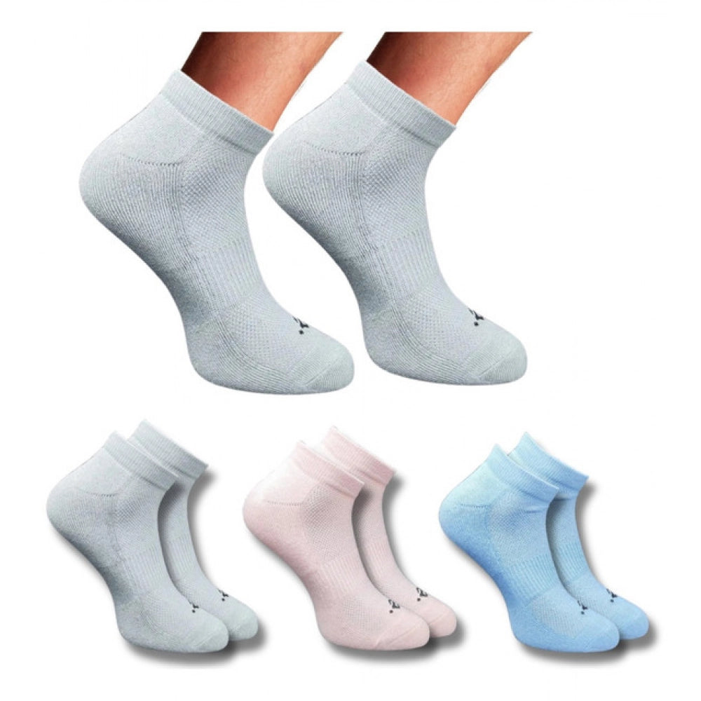 Amfyn 3_Pair Set Unisex Casual Cotton Printed Low Cut Socks (Multicolor)