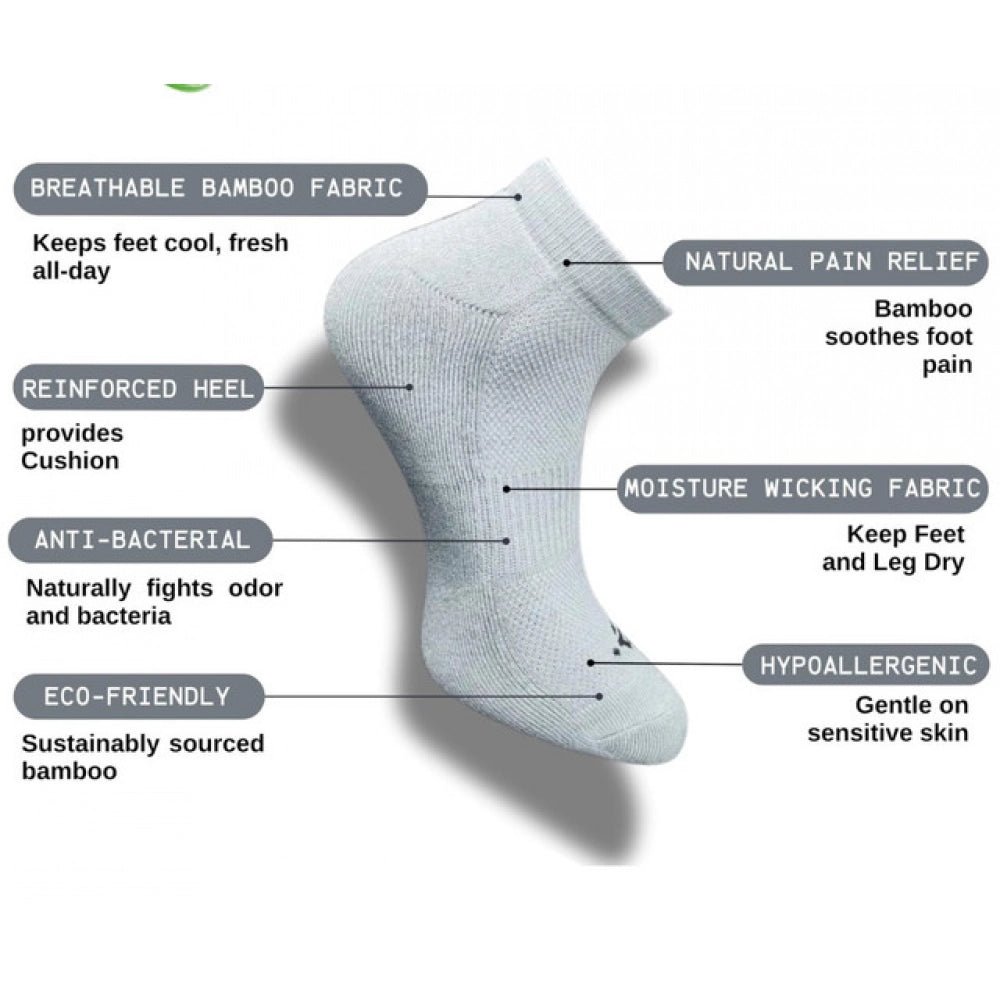 Amfyn 3_Pair Set Unisex Casual Cotton Printed Low Cut Socks (Multicolor)