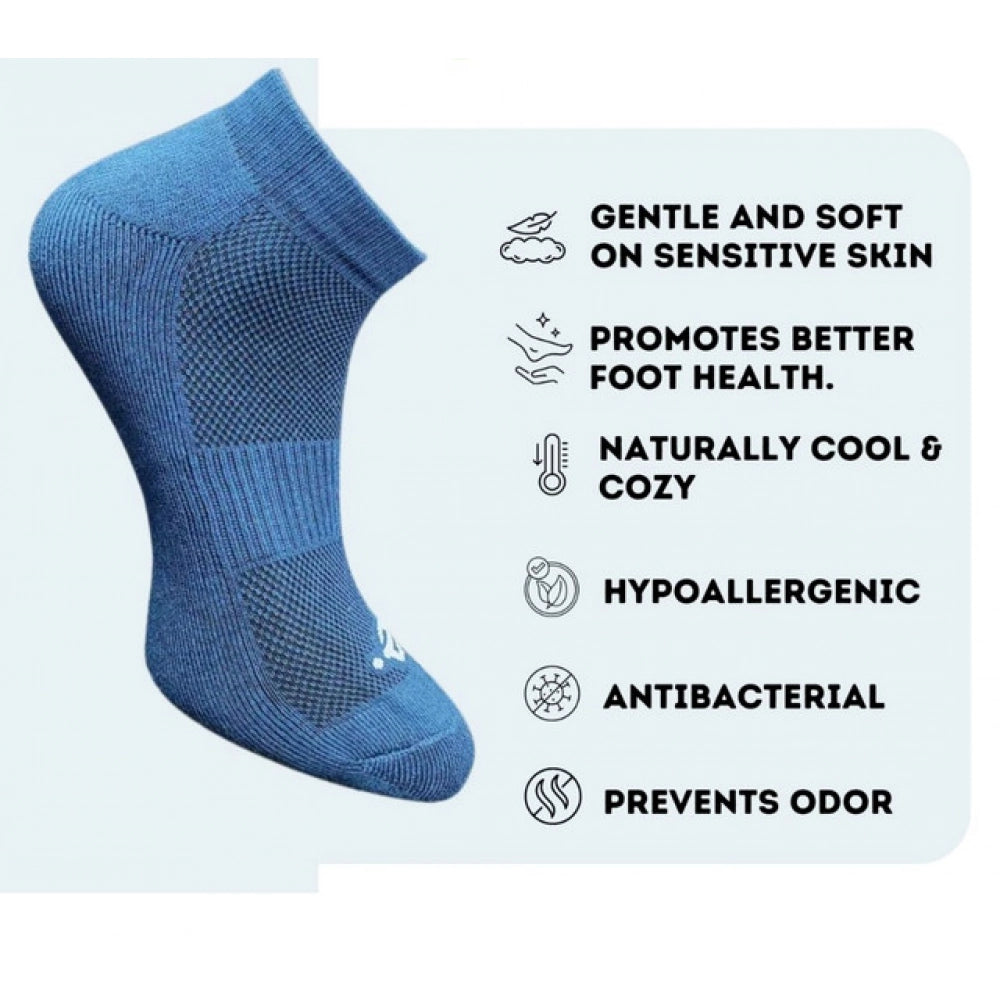 Amfyn 3_Pair Set Unisex Casual Cotton Printed Low Cut Socks (Multicolor)