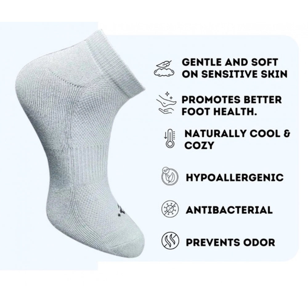 Amfyn 3_Pair Set Unisex Casual Cotton Printed Low Cut Socks (Multicolor)