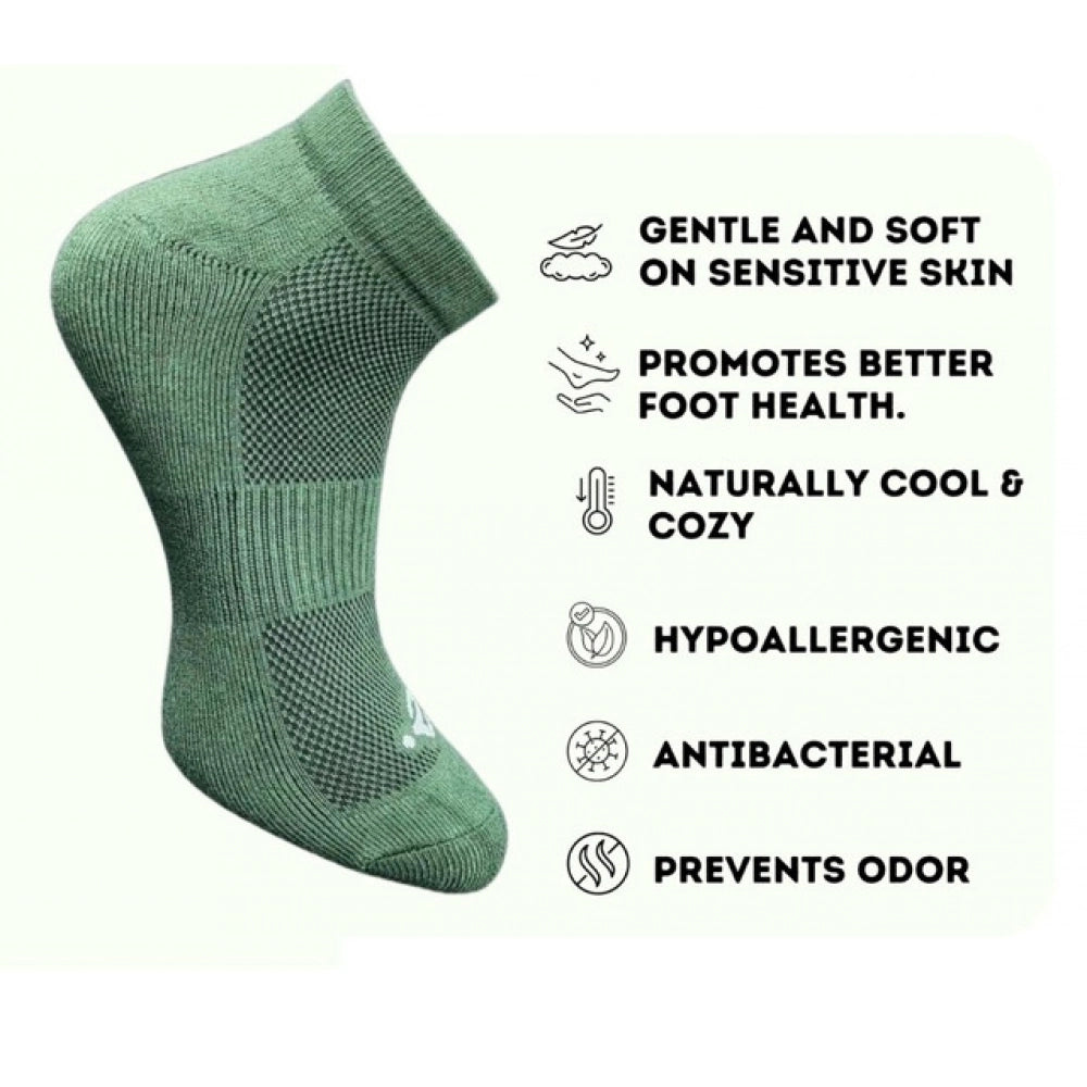 Amfyn 3_Pair Set Unisex Casual Cotton Printed Low Cut Socks (Multicolor)