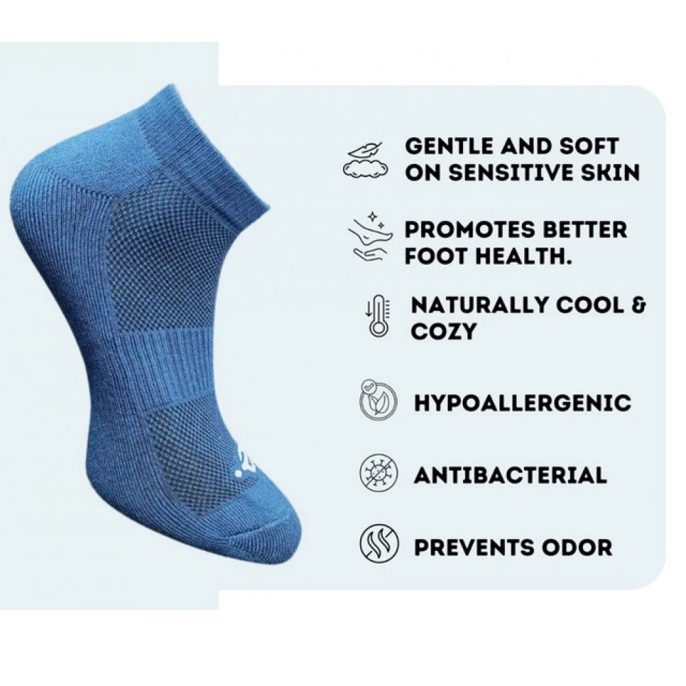 Amfyn 3_Pair Set Unisex Casual Cotton Printed Low Cut Socks (Multicolor)