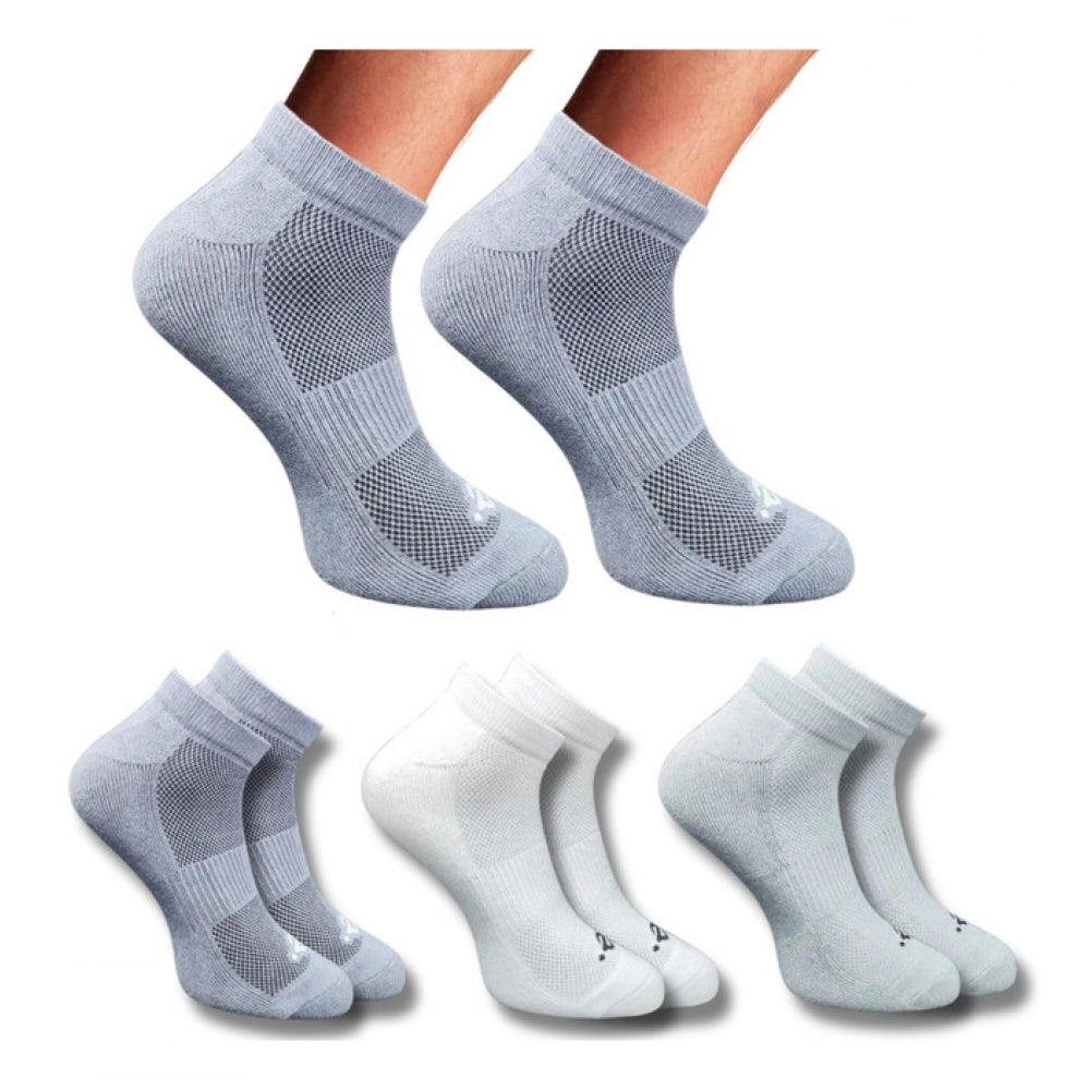 Amfyn 3_Pair Set Unisex Casual Cotton Printed Low Cut Socks (Multicolor)