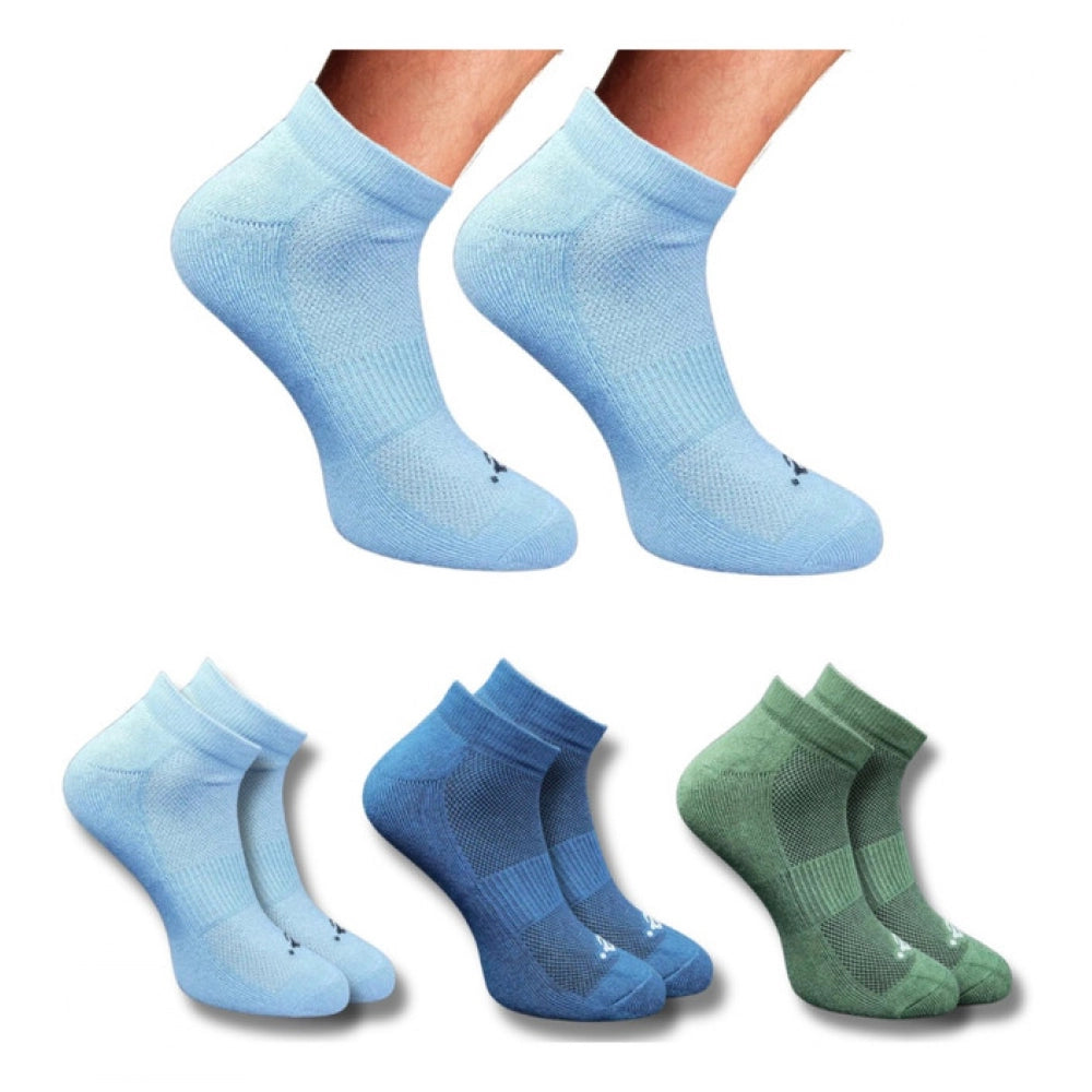 Amfyn 3_Pair Set Unisex Casual Cotton Printed Low Cut Socks (Multicolor)