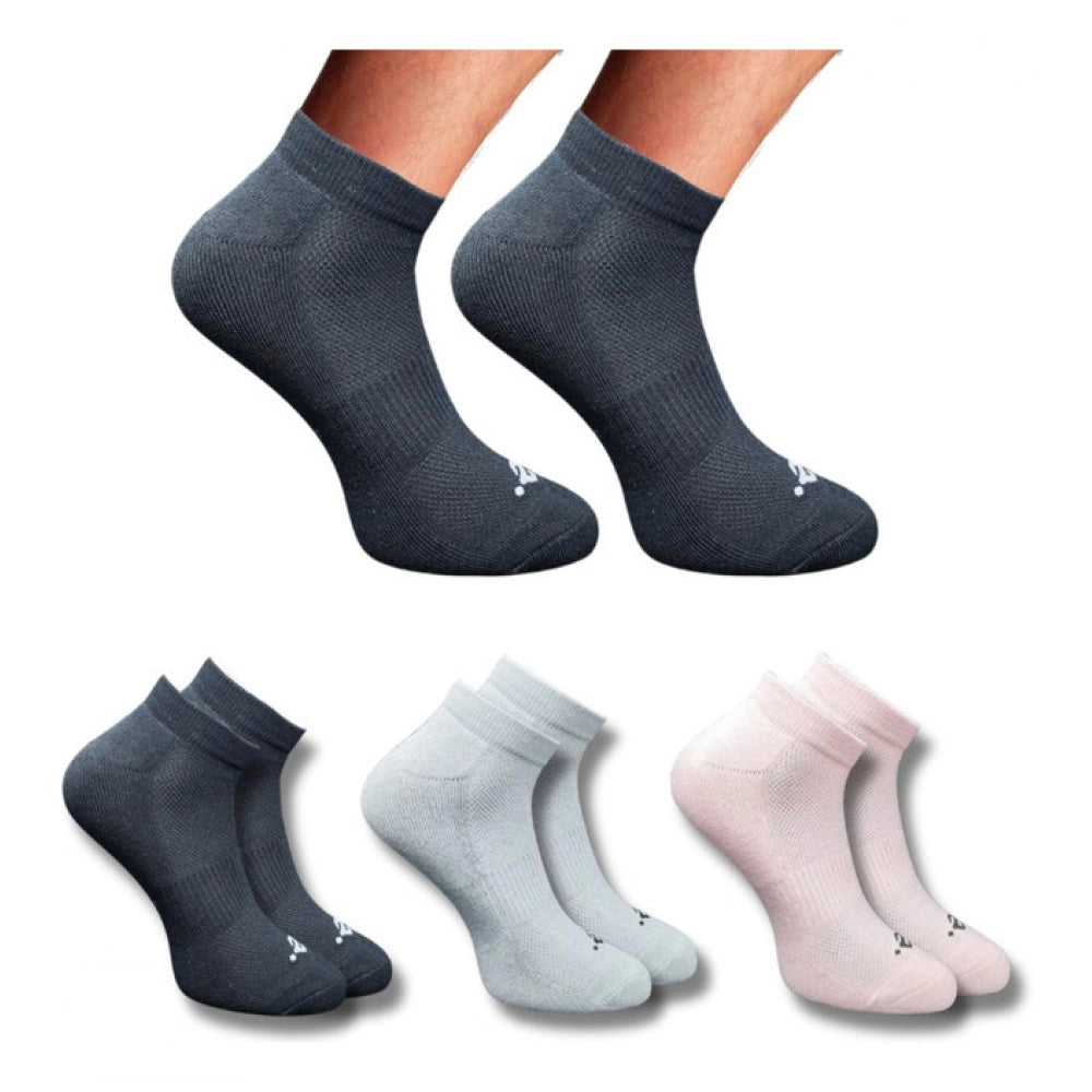 Amfyn 3_Pair Set Unisex Casual Cotton Printed Low Cut Socks (Multicolor)