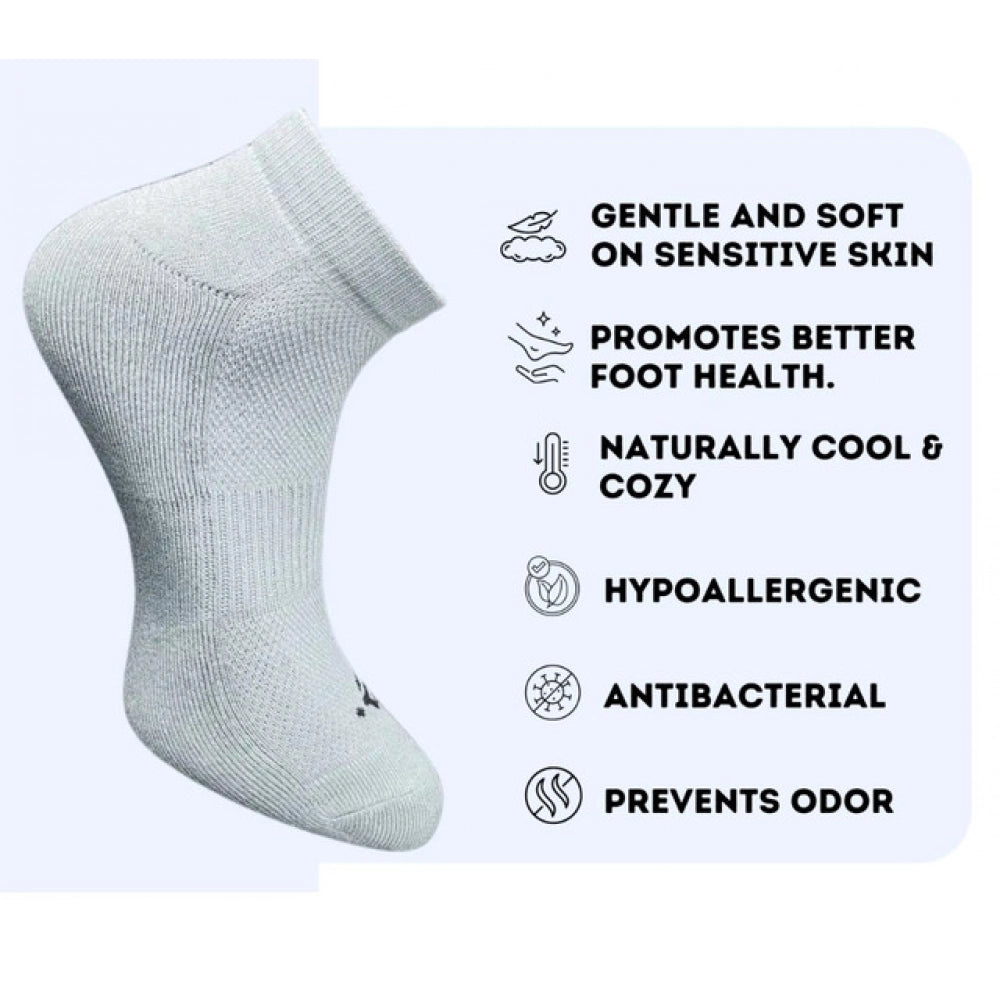 Amfyn 3_Pair Set Unisex Casual Cotton Printed Low Cut Socks (Multicolor)