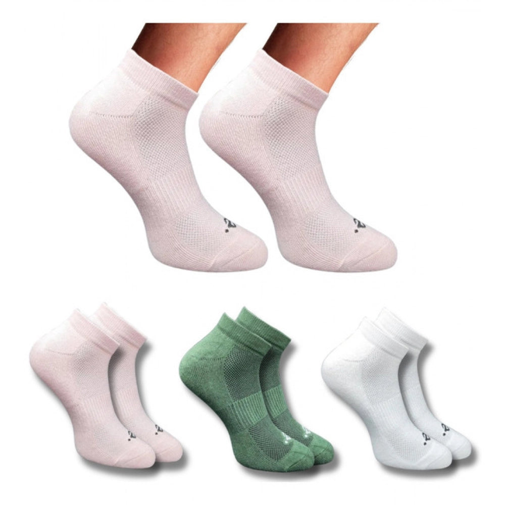 Amfyn 3_Pair Set Unisex Casual Cotton Printed Low Cut Socks (Multicolor)