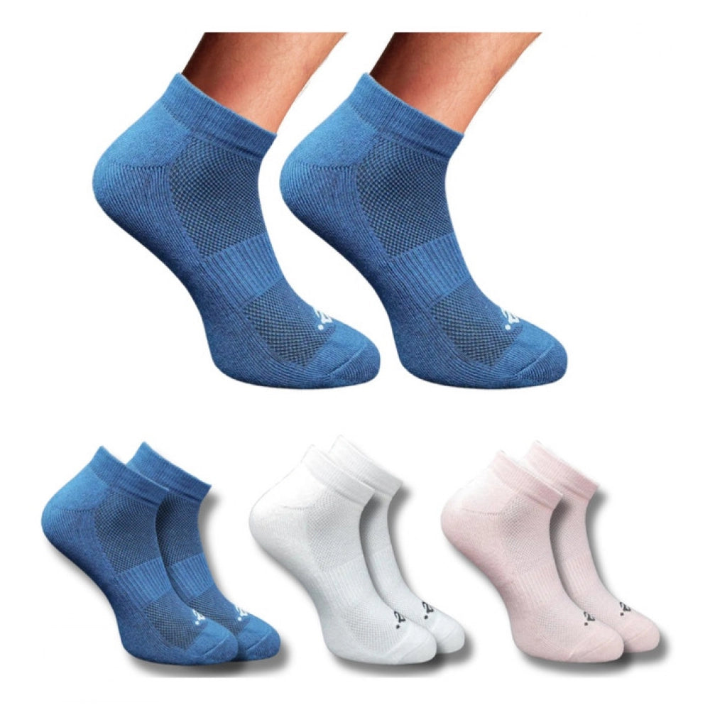 Amfyn 3_Pair Set Unisex Casual Cotton Printed Low Cut Socks (Multicolor)