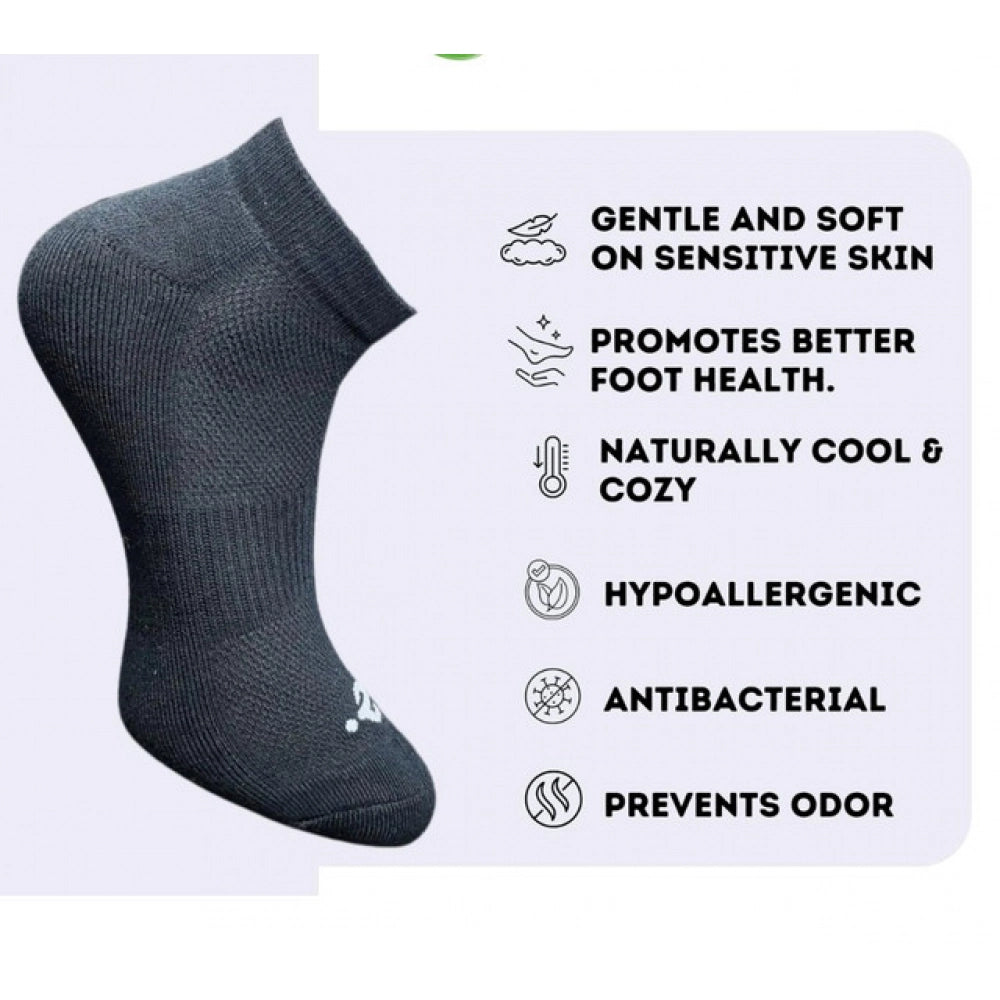 Amfyn 3_Pair Set Unisex Casual Cotton Printed Low Cut Socks (Multicolor)