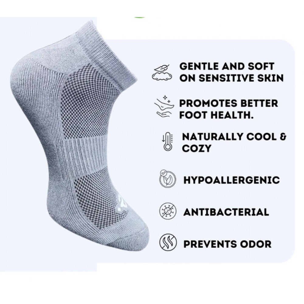 Amfyn 3_Pair Set Unisex Casual Cotton Printed Low Cut Socks (Multicolor)