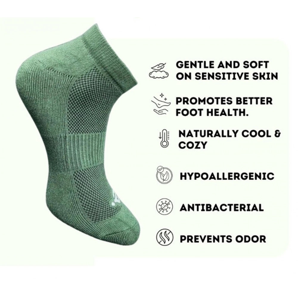Amfyn 3_Pair Set Unisex Casual Cotton Printed Low Cut Socks (Multicolor)