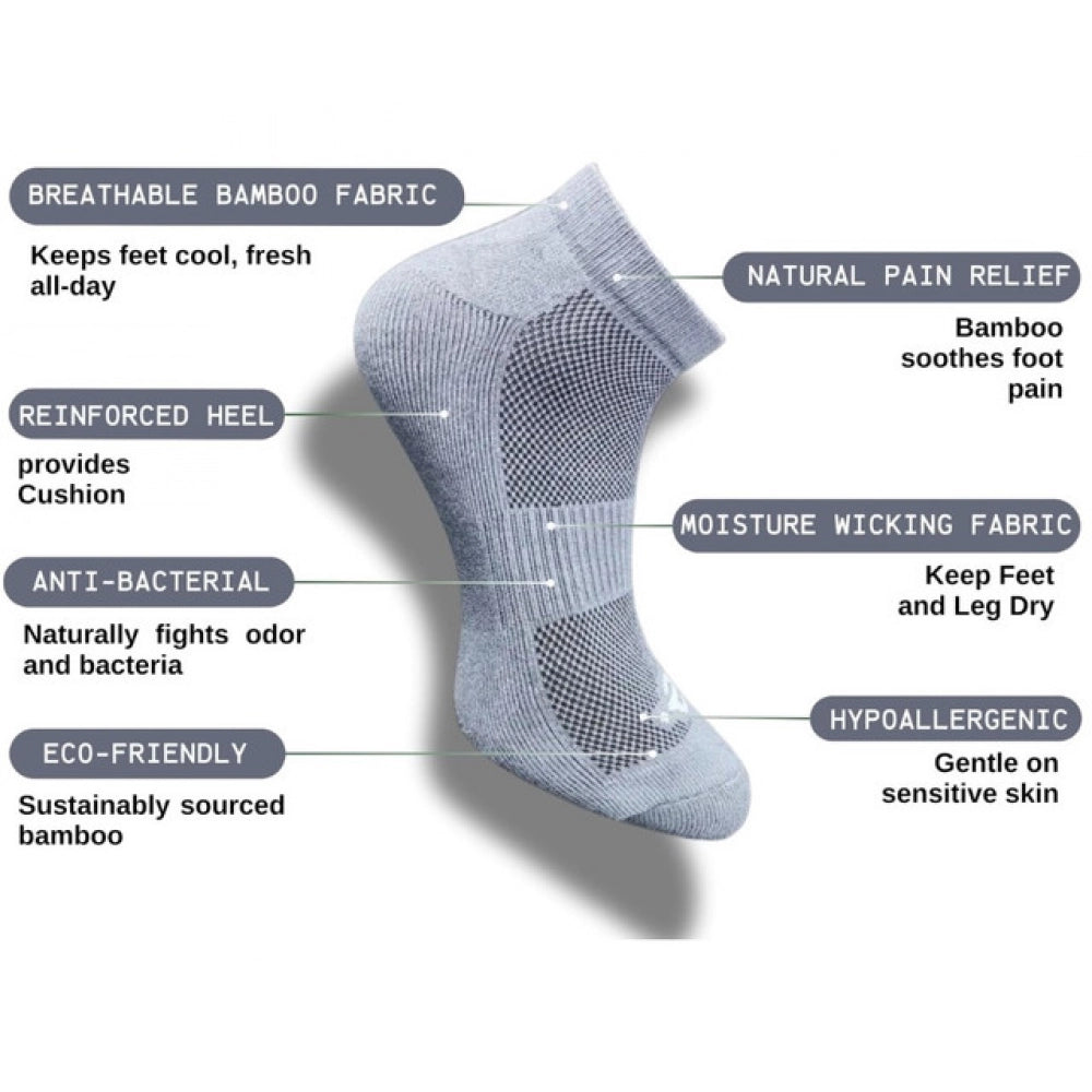 Amfyn 3_Pair Set Unisex Casual Cotton Printed Low Cut Socks (Multicolor)