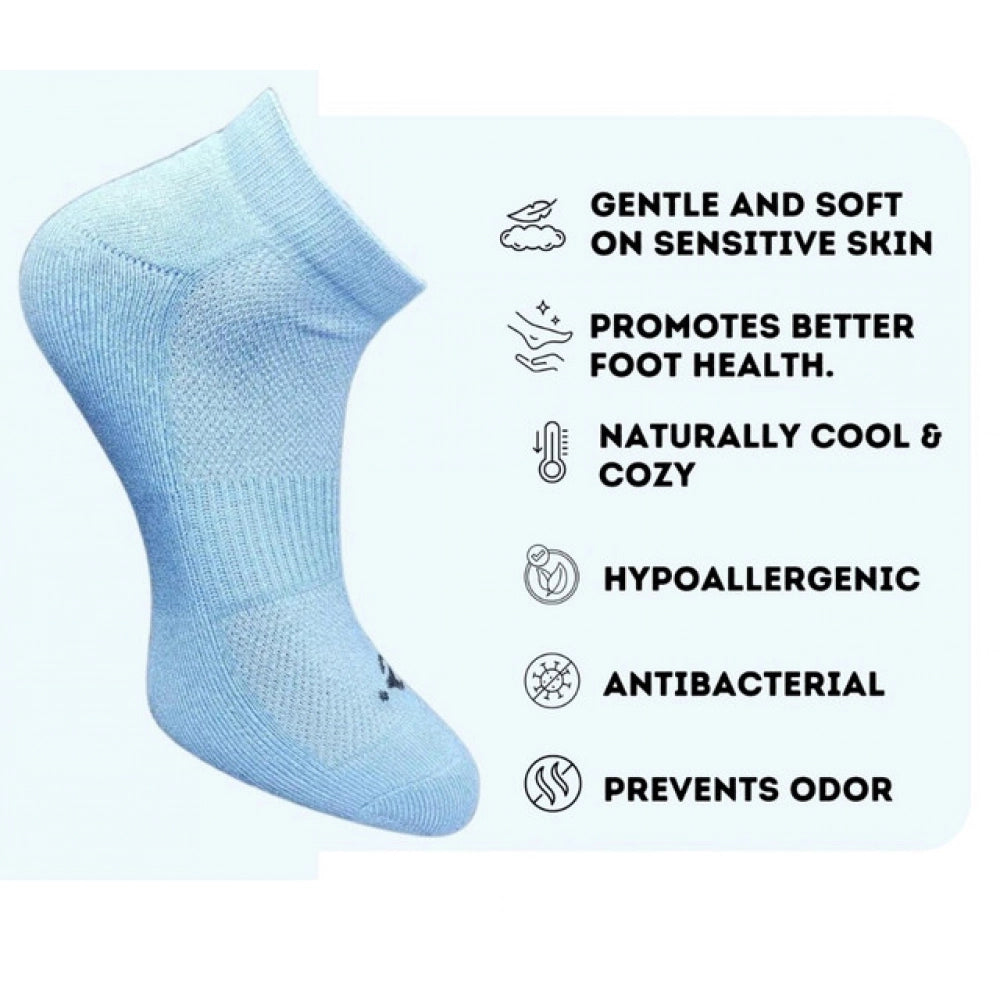 Amfyn 3_Pair Set Unisex Casual Cotton Printed Low Cut Socks (Multicolor)