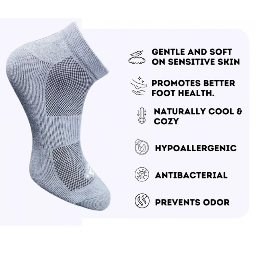 Amfyn 3_Pair Set Unisex Casual Cotton Printed Low Cut Socks (Multicolor)