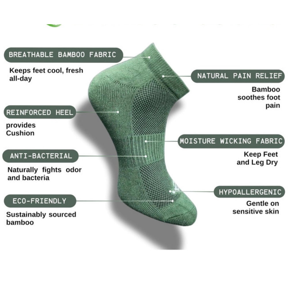 Amfyn 3_Pair Set Unisex Casual Cotton Printed Low Cut Socks (Multicolor)