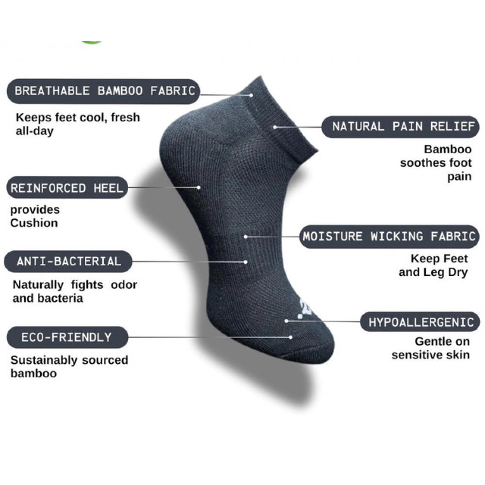 Amfyn 3_Pair Set Unisex Casual Cotton Printed Low Cut Socks (Multicolor)