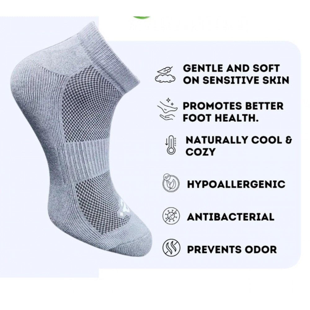 Amfyn 3_Pair Set Unisex Casual Cotton Printed Low Cut Socks (Multicolor)