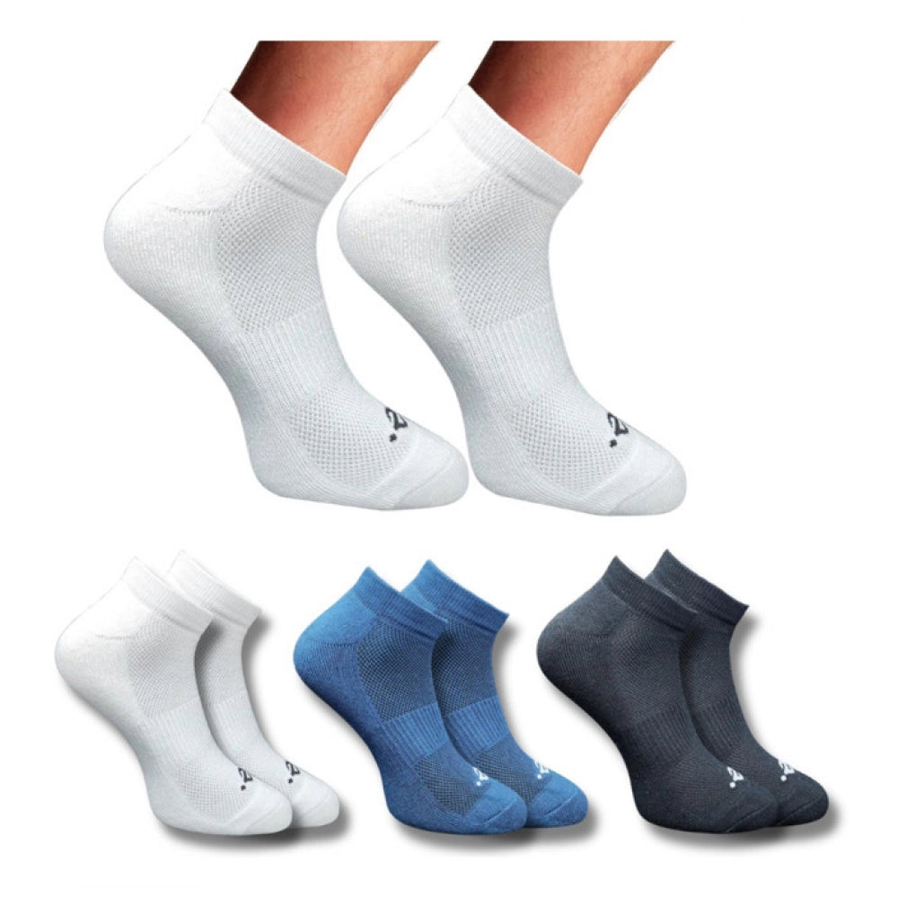 Amfyn 3_Pair Set Unisex Casual Cotton Printed Low Cut Socks (Multicolor)