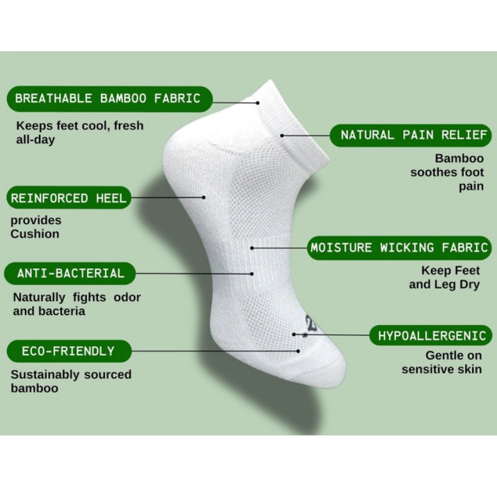 Amfyn 3_Pair Set Unisex Casual Cotton Printed Low Cut Socks (Multicolor)