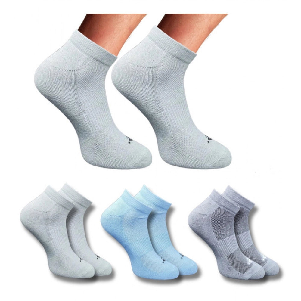 Amfyn 3_Pair Set Unisex Casual Cotton Printed Low Cut Socks (Multicolor)