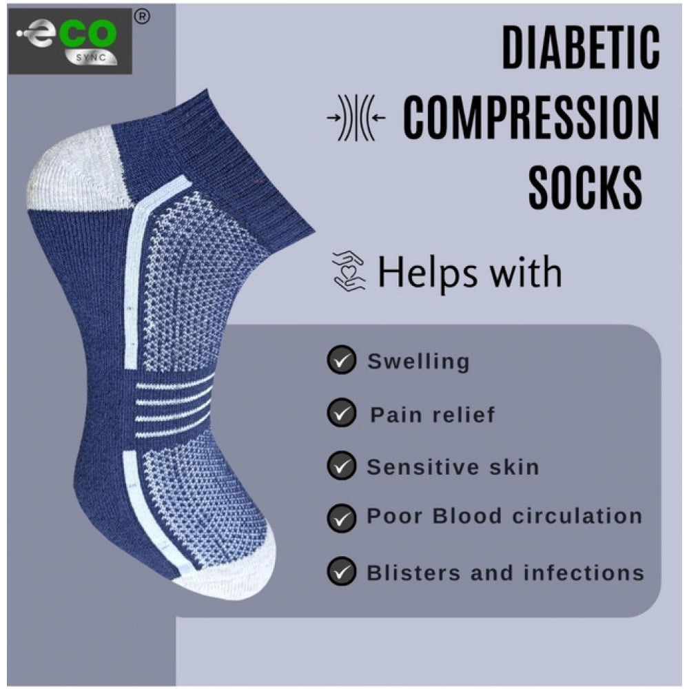 Amfyn  3_Pair Set Unisex Casual Cotton Printed Low Cut Socks (Multicolor)