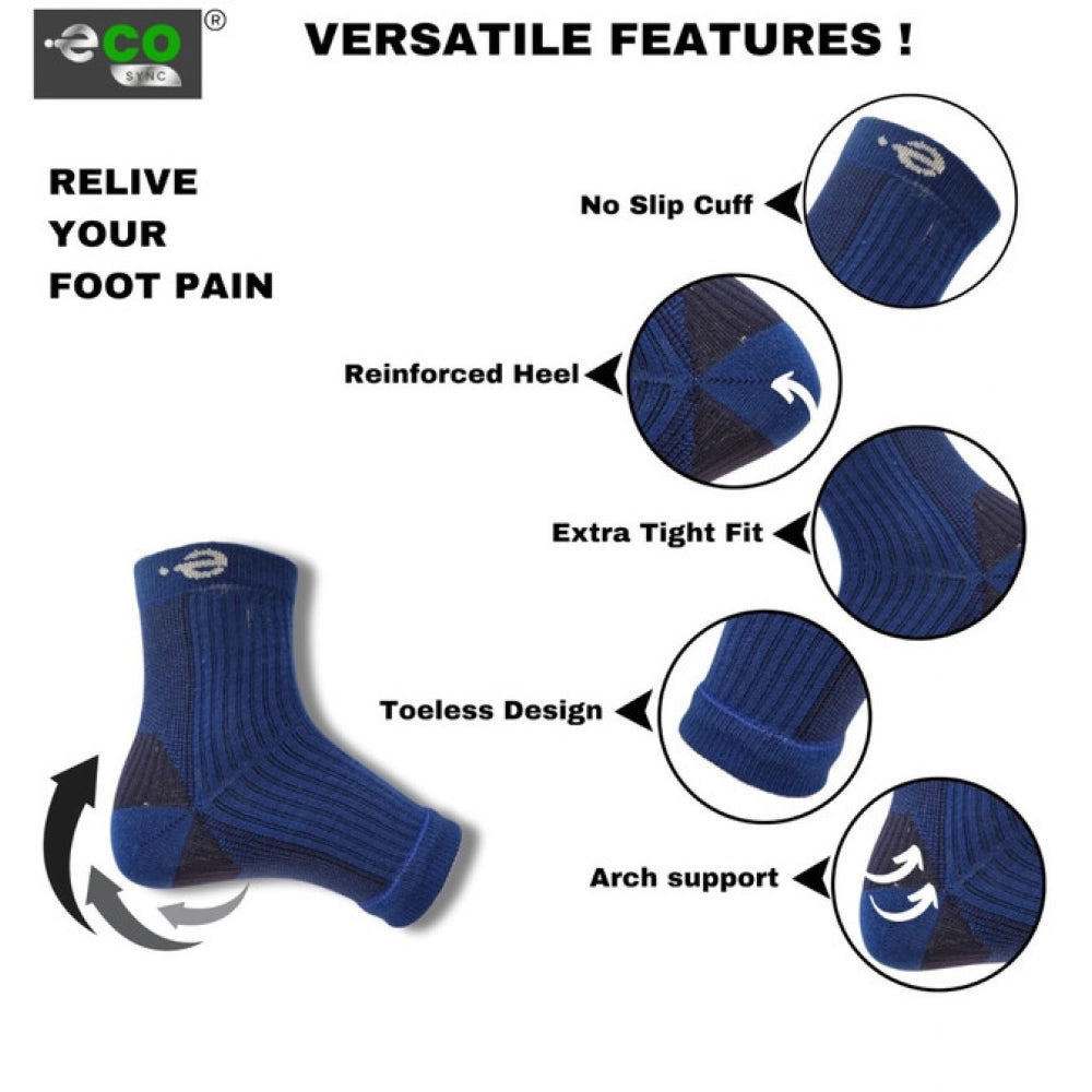 Amfyn  3_Pair Set Unisex Casual Cotton Printed Ankle Length Support Socks (Multicolor)