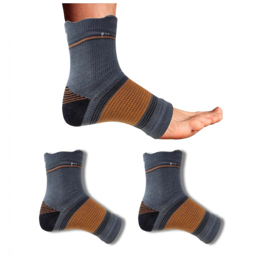 Amfyn  3_Pair Set Unisex Casual Cotton Printed Ankle Length Support Socks (Multicolor)