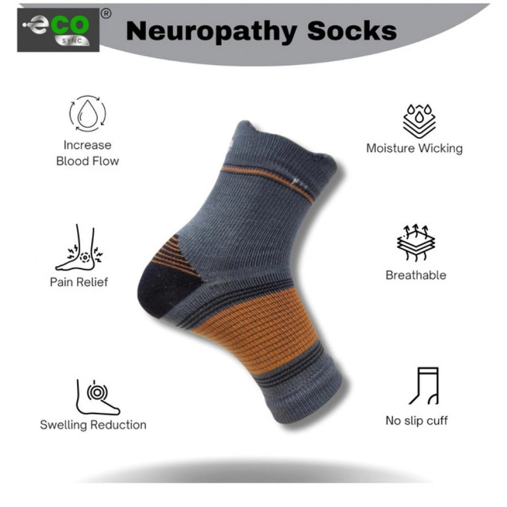 Amfyn  3_Pair Set Unisex Casual Cotton Printed Ankle Length Support Socks (Multicolor)