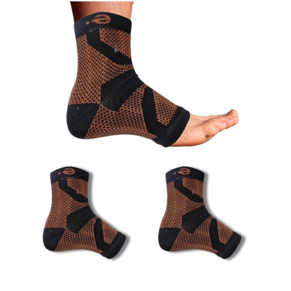 Amfyn  3_Pair Set Unisex Casual Cotton Printed Ankle Length Support Socks (Multicolor)
