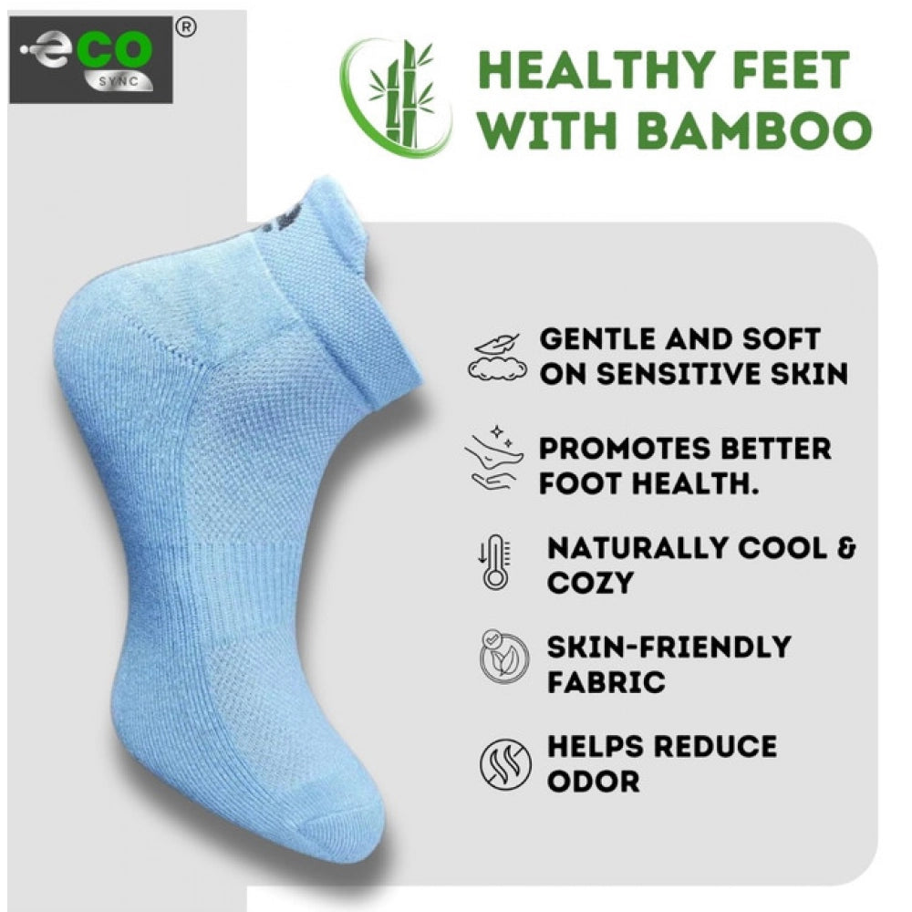 Amfyn 4_Pair Set Unisex Casual Cotton Printed Ankle Length Socks (Multicolor)