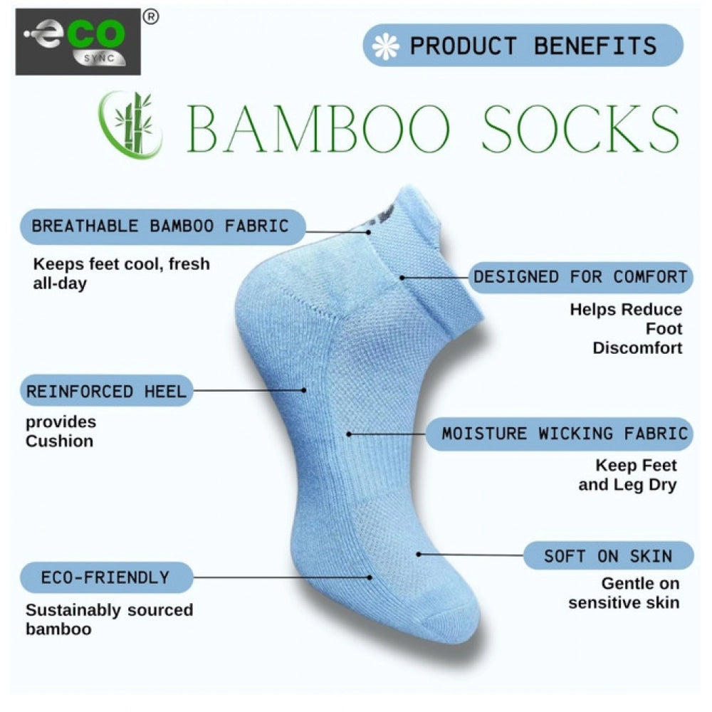 Amfyn  4_Pair Set Unisex Casual Cotton Printed Ankle Length Socks (Multicolor)