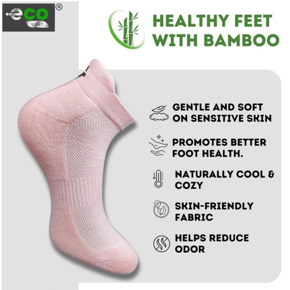 Amfyn  4_Pair Set Unisex Casual Cotton Printed Ankle Length Socks (Multicolor)