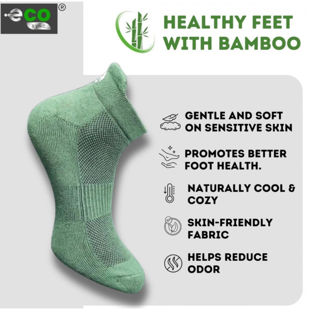 Amfyn  4_Pair Set Unisex Casual Cotton Printed Ankle Length Socks (Multicolor)