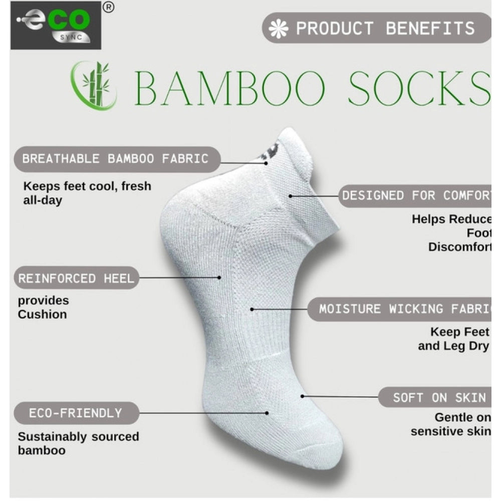 Amfyn  4_Pair Set Unisex Casual Cotton Printed Ankle Length Socks (Multicolor)