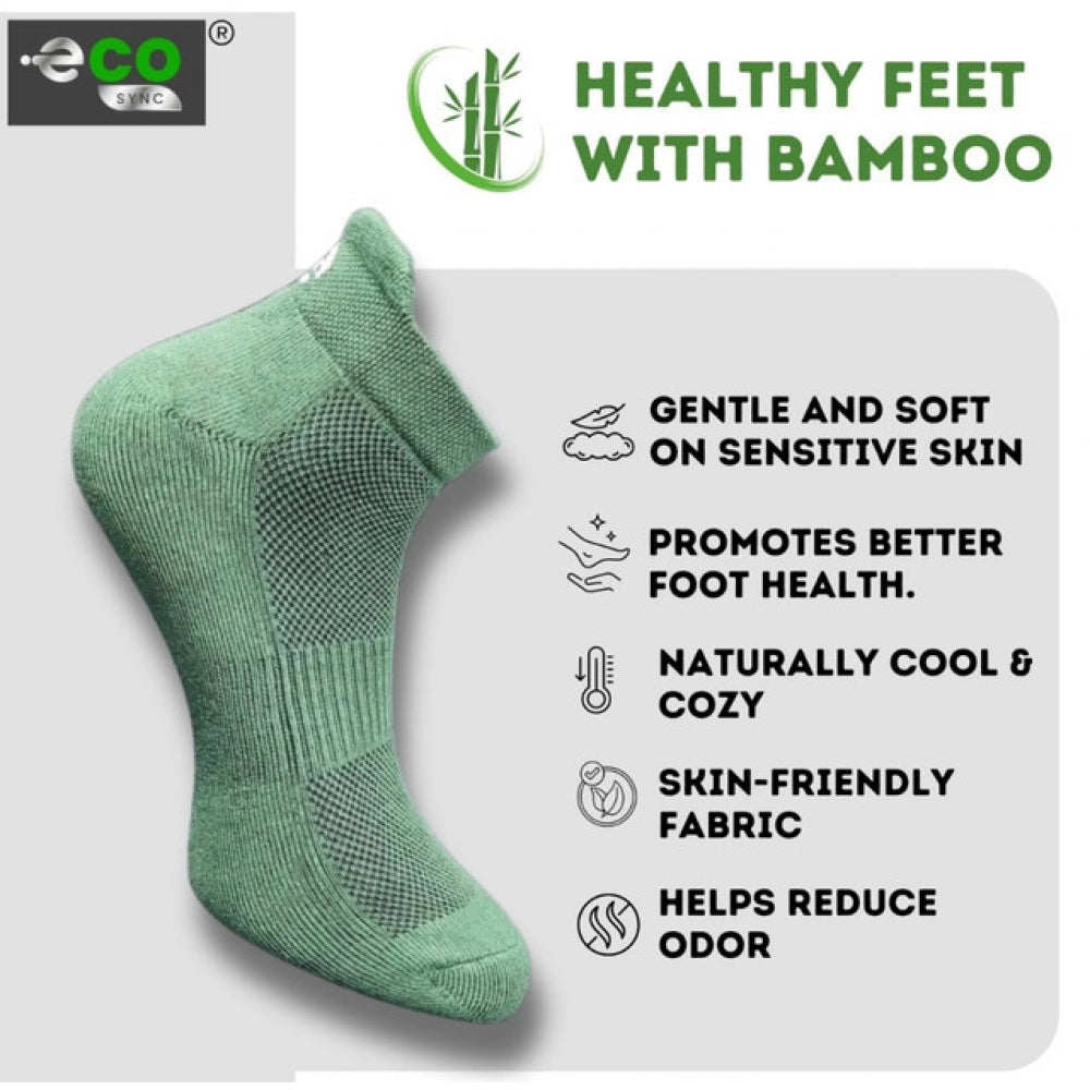 Amfyn  4_Pair Set Unisex Casual Cotton Printed Ankle Length Socks (Multicolor)