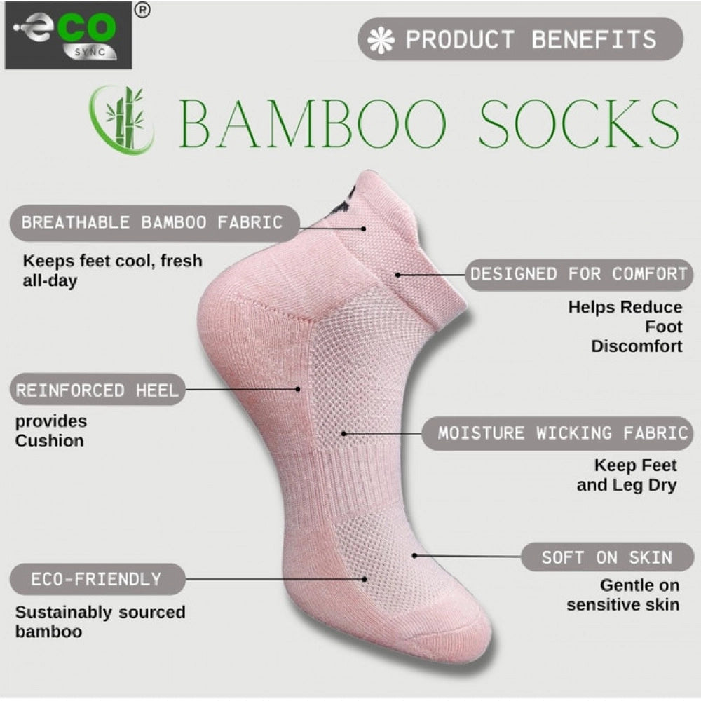 Amfyn 4_Pair Set Unisex Casual Cotton Printed Ankle Length Socks (Multicolor)