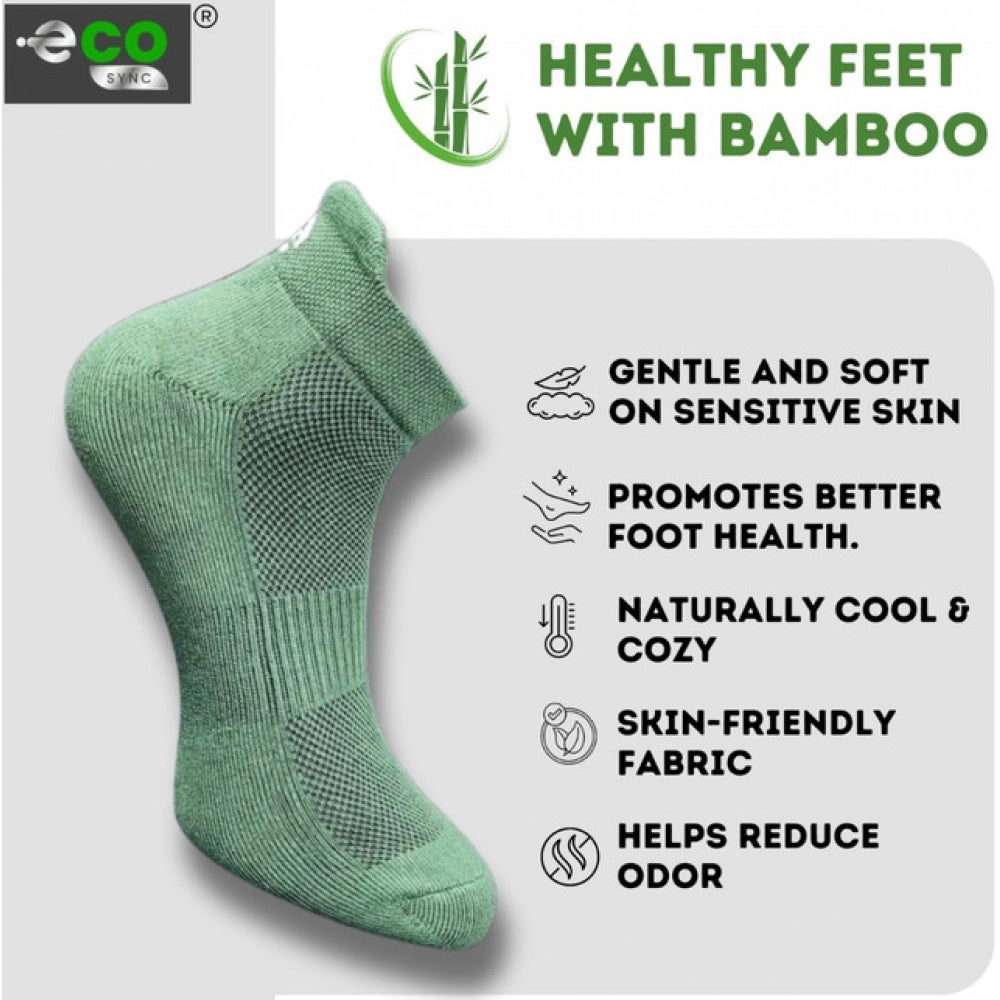 Amfyn 4_Pair Set Unisex Casual Cotton Printed Ankle Length Socks (Multicolor)