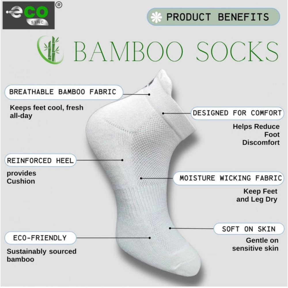 Amfyn  4_Pair Set Unisex Casual Cotton Printed Ankle Length Socks (Multicolor)