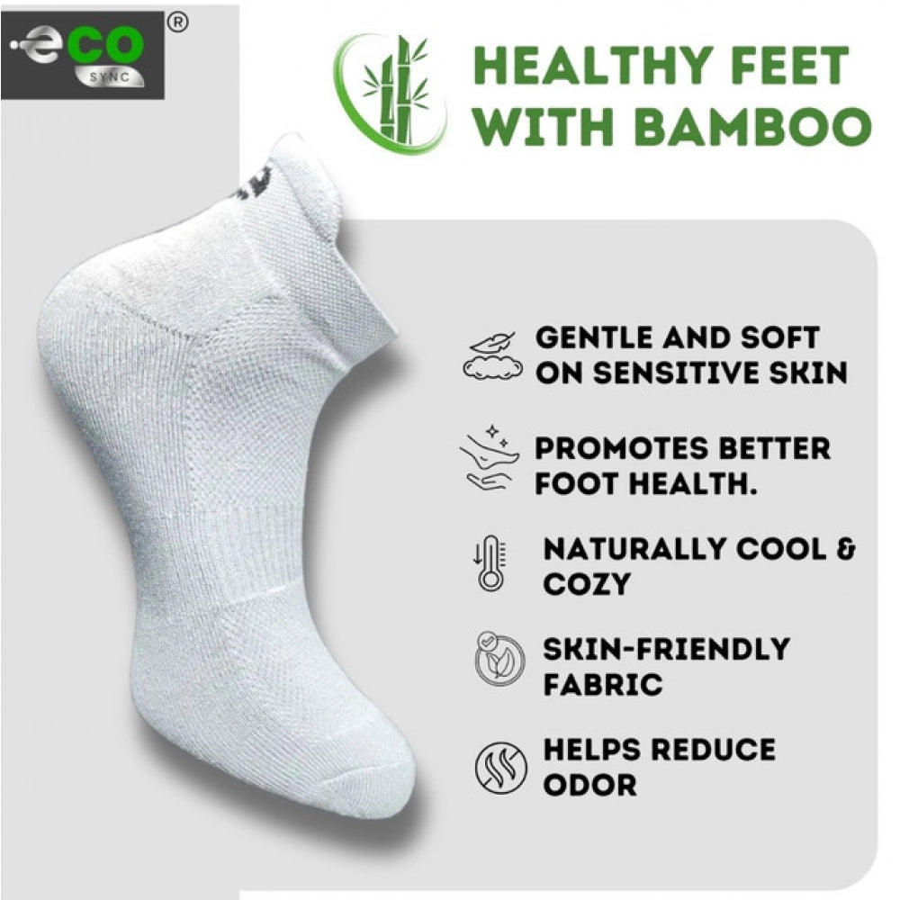 Amfyn  4_Pair Set Unisex Casual Cotton Printed Ankle Length Socks (Multicolor)