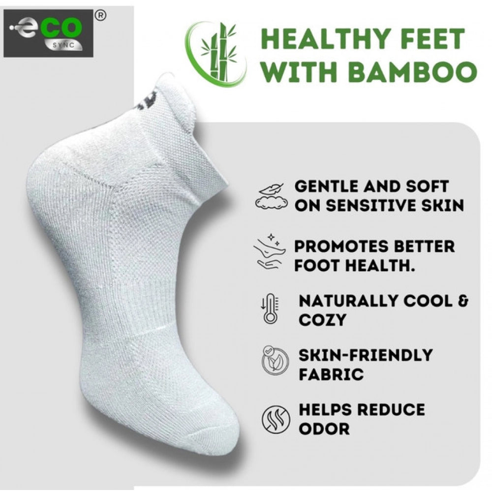 Amfyn 4_Pair Set Unisex Casual Cotton Printed Ankle Length Socks (Multicolor)