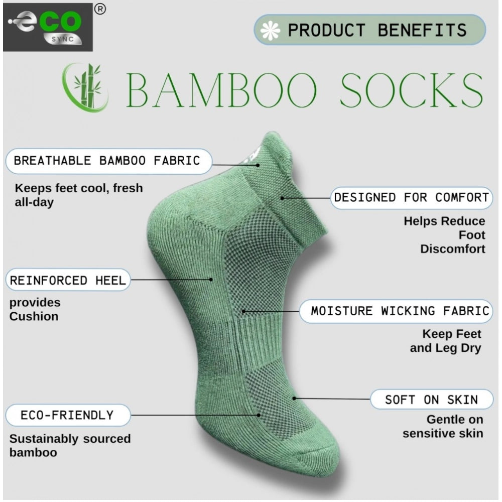 Amfyn 4_Pair Set Unisex Casual Cotton Printed Ankle Length Socks (Multicolor)
