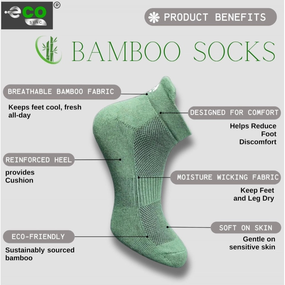 Amfyn 4_Pair Set Unisex Casual Cotton Printed Ankle Length Socks (Multicolor)